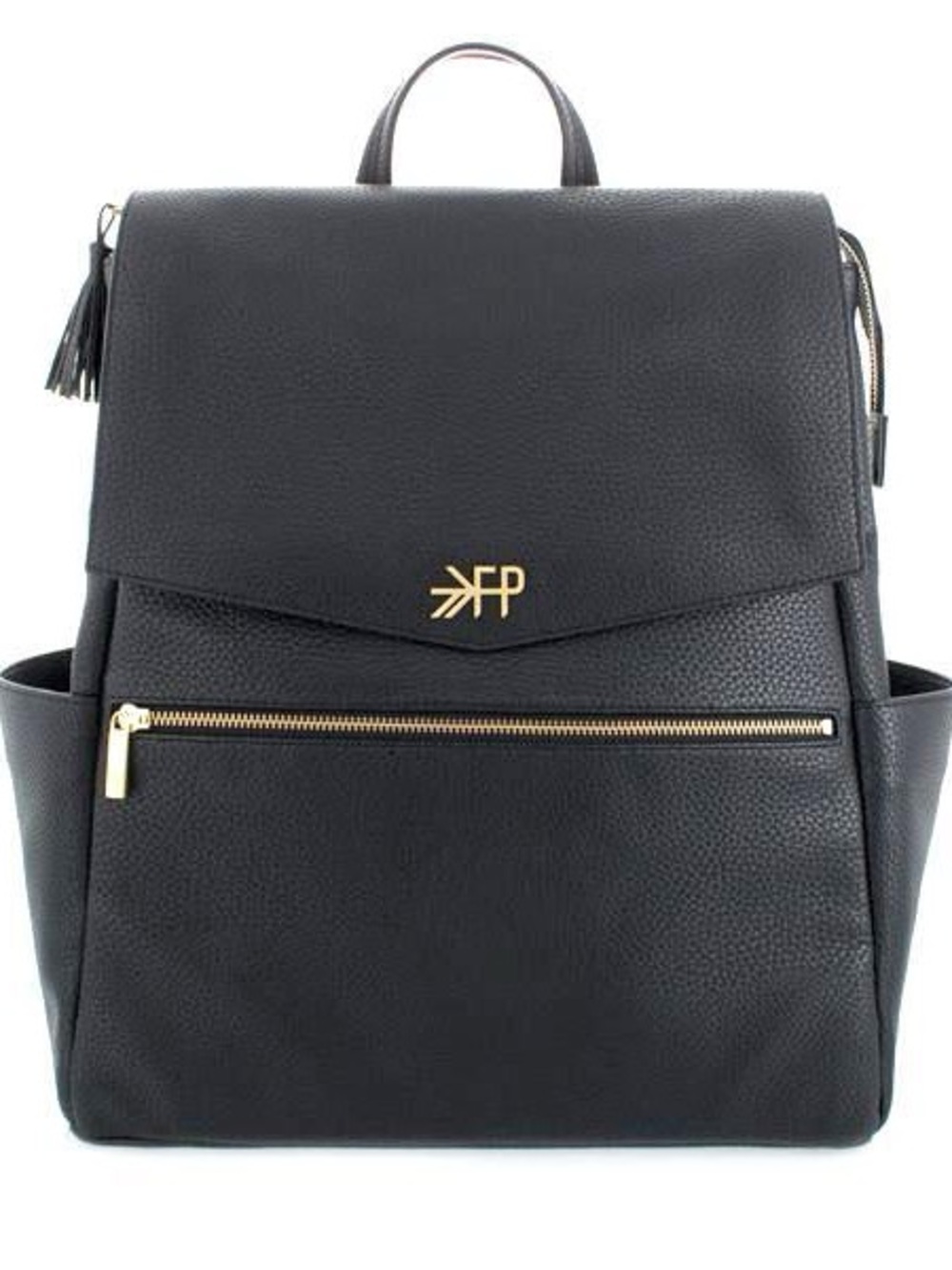 Freshly Picked diaper bag backpack leather zipper pockets baby new mom